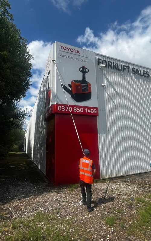 Outdoor commercialcleaning of forklift factory.jpg